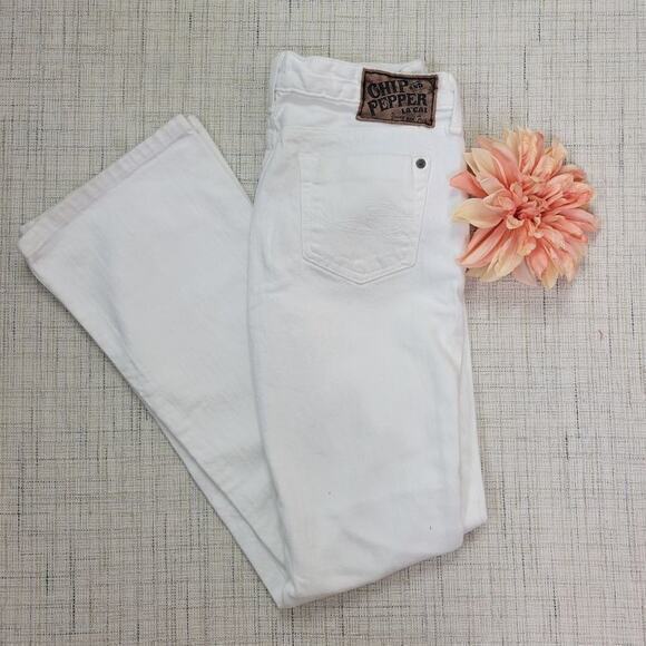 Chip & Pepper Stella Bootcut Jeans White 26 - Picture 2 of 8